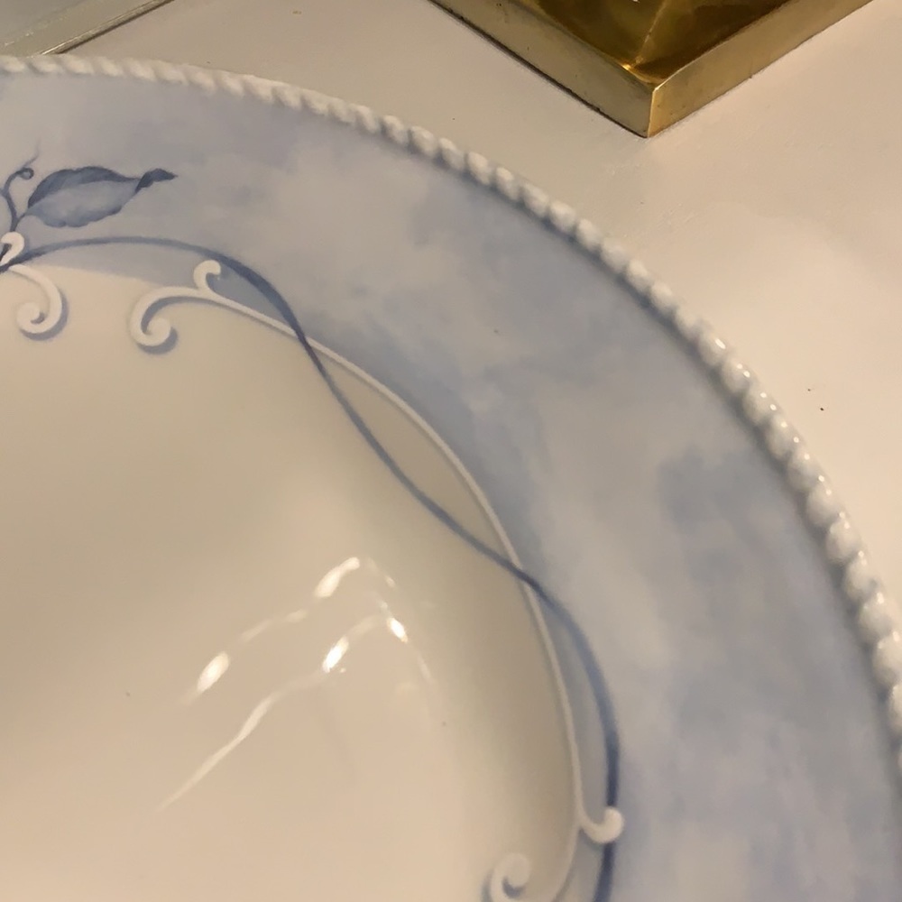 Lenox Swedish Lodge Swedish rose dinner plate blue - Picture 7 of 9
